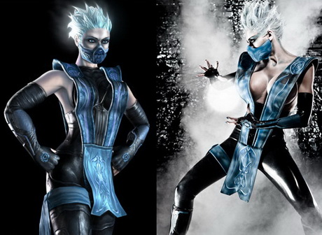 Marie-Claude Bourbonnais como Frost de Mortal Kombat