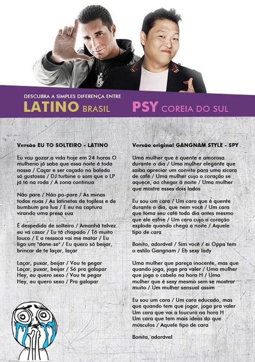 Psy vs Latino - letra